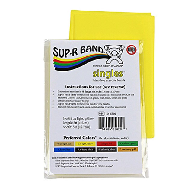 Latex-Free Sup-R Band Singles